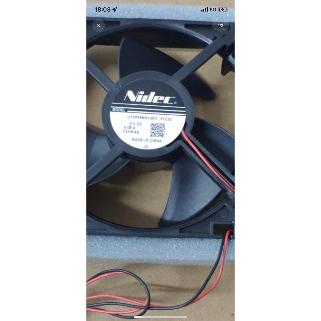 เหมาะสําหรับ Haier ตู้แช่แข็งตู้โชว์พัดลมตู้เย็น U11P09MS13A3-51 9V DC 0.08A พัดลม