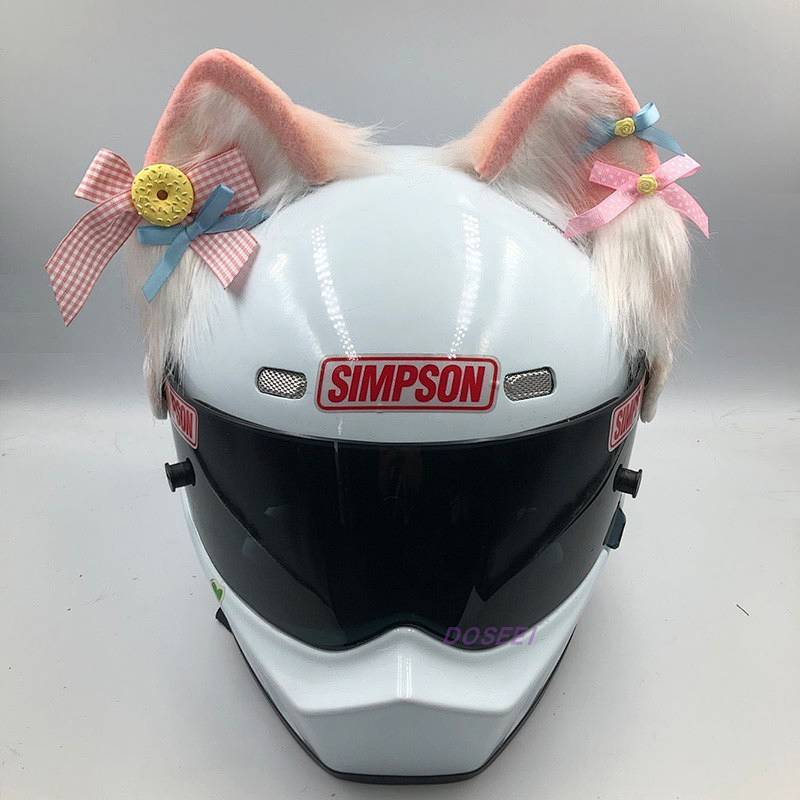 Helmet Decorations Candy Cat Ears Stereo Animal Ears Ski Helmet Accessories InQt