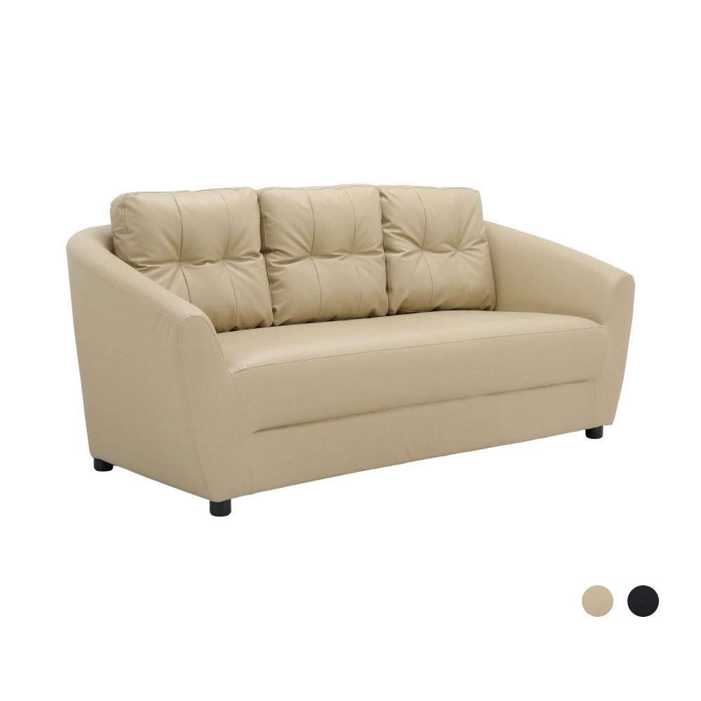 HomeHuk โซฟา PVC 3 ที่นั่ง รุ่นแมกซ์