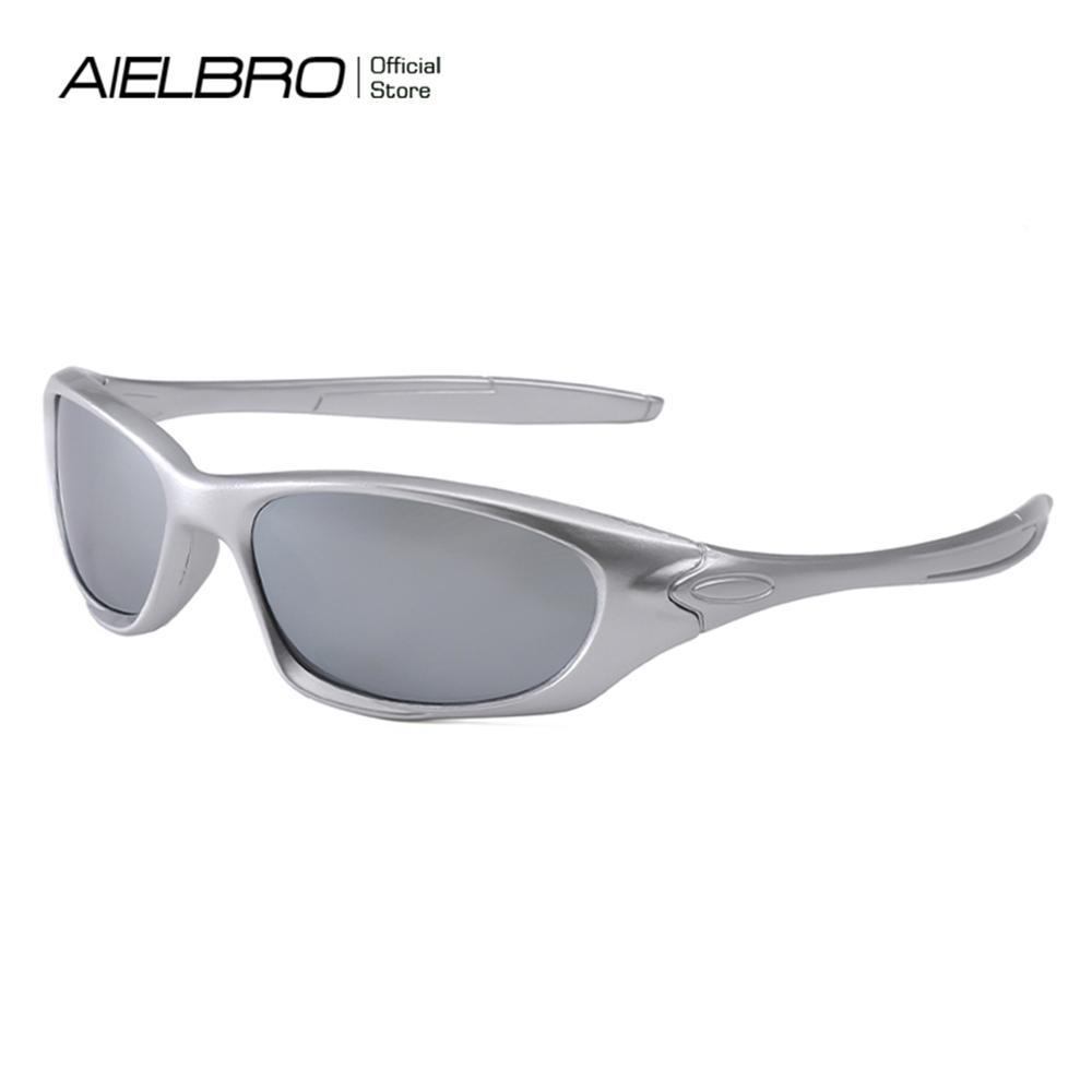 AIELBRO ขี่จักรยานม่านบังแดด Original Running จักรยานแว่นตา Bikers รถจักรยานยนต์ผู้ชาย Shades