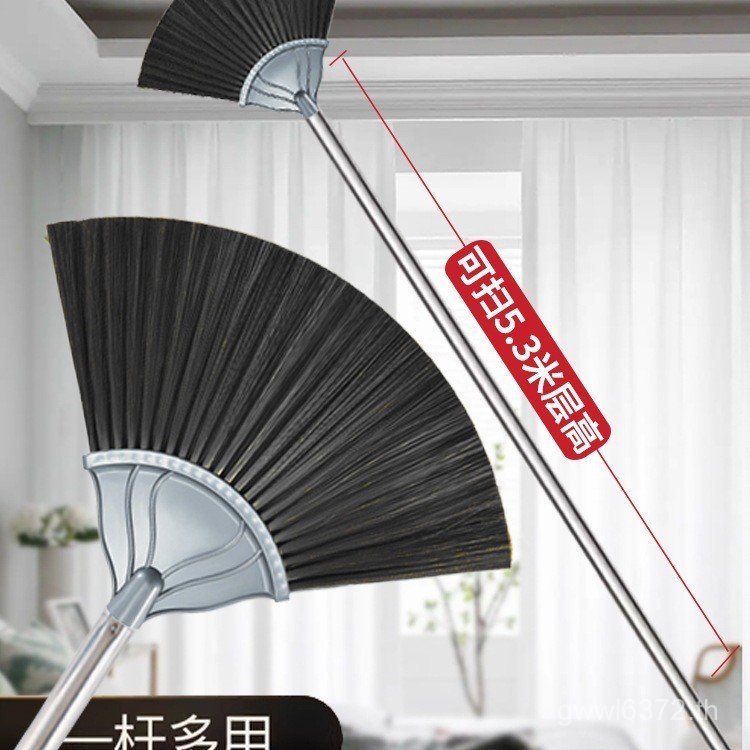กําจัดฝุ่น Feather Duster เครื่องมือไม้กวาด Spider Spider Web ทําความสะอาดกําจัดฝุ่น Retractable Cei