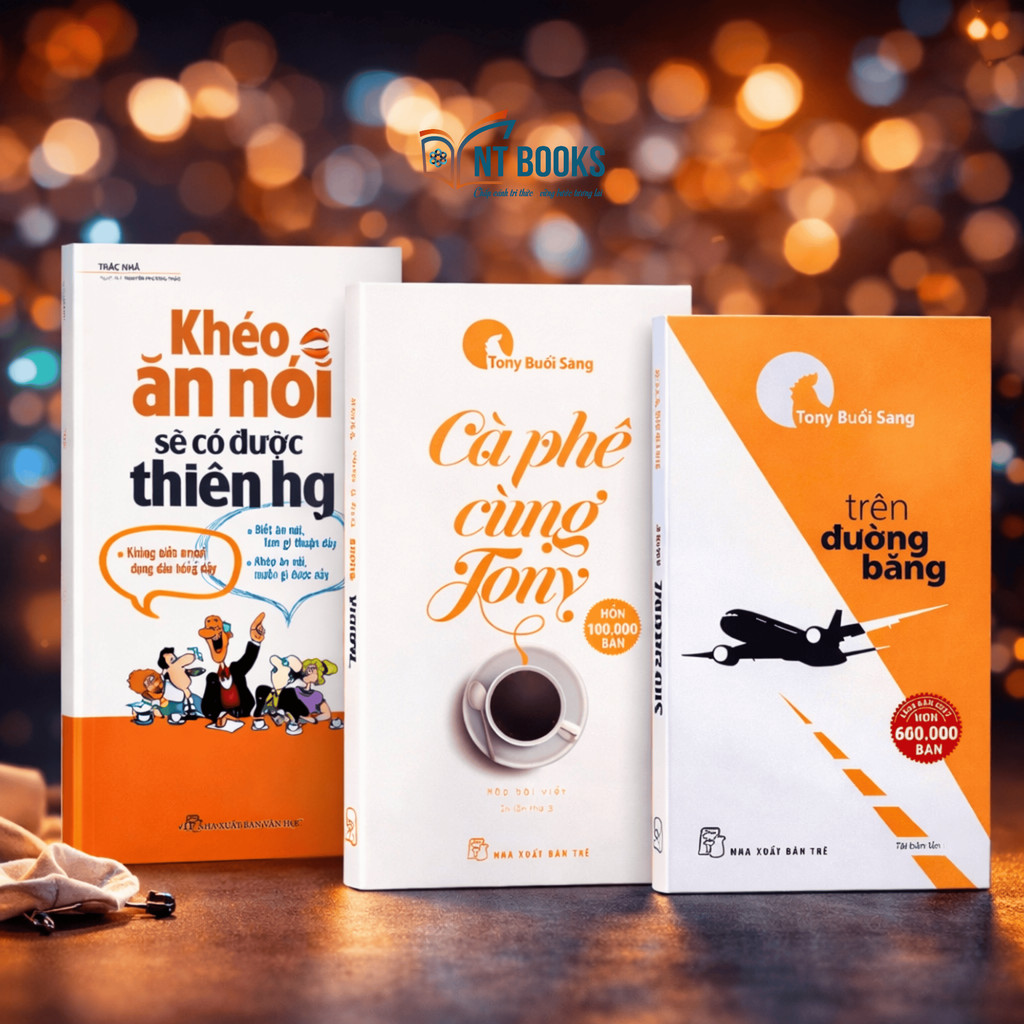 หนังสือ - 3-Book Combo: Speak Well and Win People + Coffee with Tony & Tony Morning - On the Runway