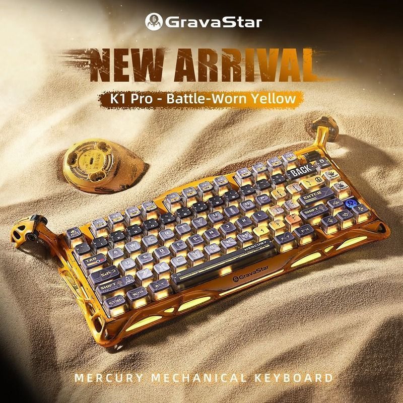 Gravity Planet Mechanical Keyboard Broken Cocoon 75 คอลัมน์การกําหนดค่าไร้สายบลูทูธแบบมีสายสามโหมดเป