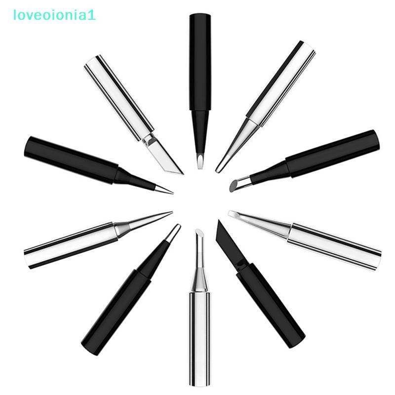 loveoionia1 5 ชิ้น I+B+K+2.4D+3C หัวแร้งทองแดงบริสุทธิ์ 900M หัวหัวแร้งชุดภายในร้อนทองแดงเปลือยไฟฟ้า