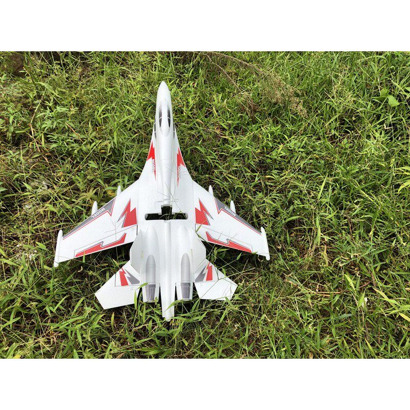 เครื่องบิน RC Wing แบบคงที่ SU-27 EPO มอเตอร์ขนาดกลางที่ทนต่อการกระแทกโฟมเครื่องร่อน