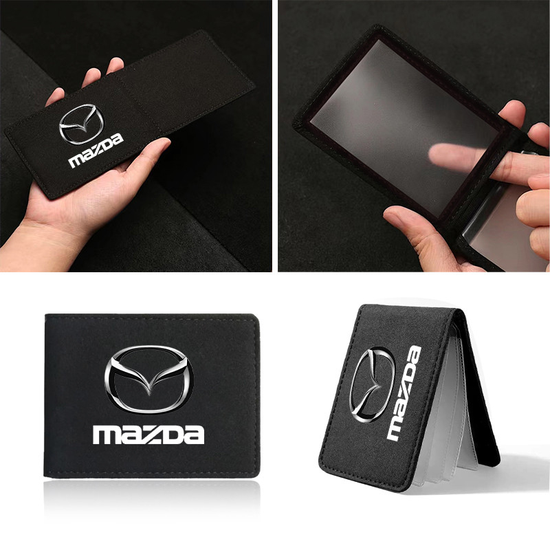 กว่า 60 + โลโก้รถรูปแบบCar Driver License Cover Identity Card Bag กระเป๋าสตางค์อุปกรณ์เสริมสําหรับ M
