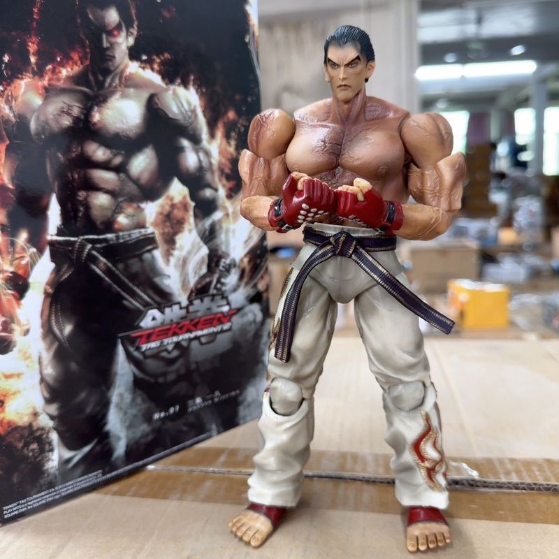 สินค้าเกมเปลี่ยน Tekken 2 Kazama Jun Mishima 18 ข้อต่อเคลื่อนย้ายได้ Boxed Figure