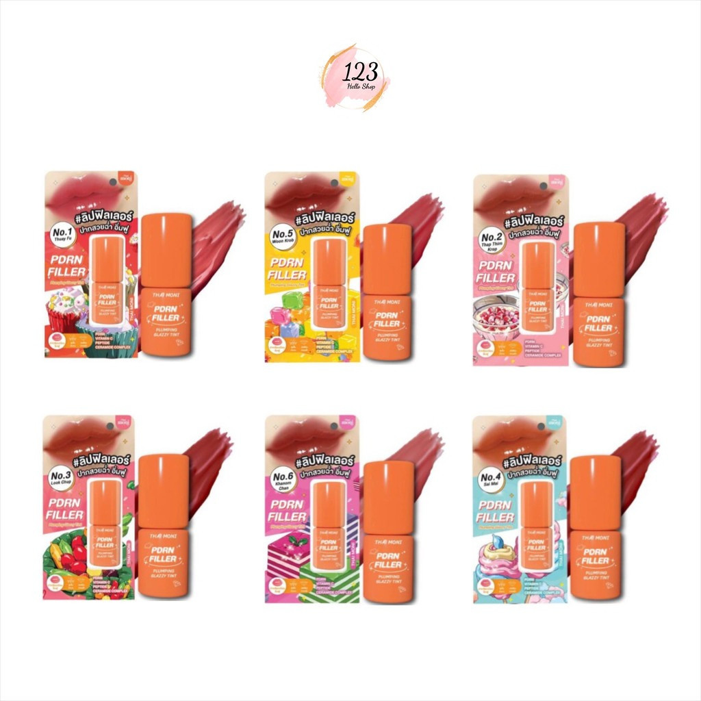 Thai moni Pdrn Filler Plumping Glazzy Tint - ลิปฟิลเลอร์ปากฟู ปากฉ่ำ อิ่มฟู เหมือนเติมฟิลเลอร์✨