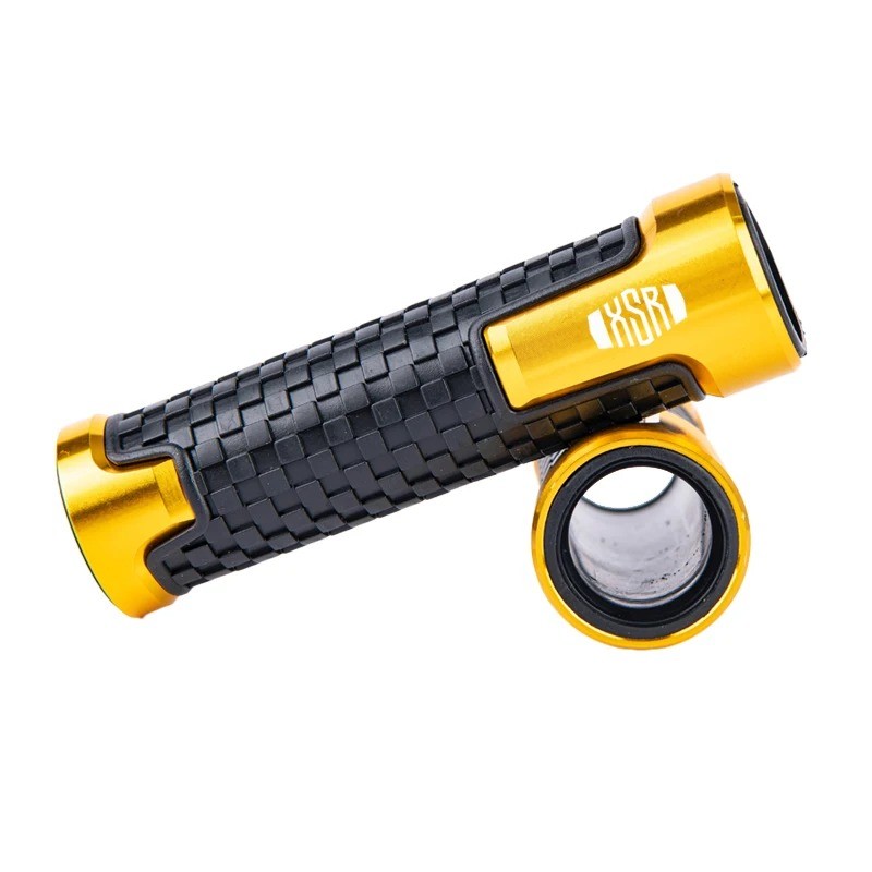 ที่จับแฮนด์รถจักรยานยนต์ CNC อลูมิเนียมยางมือ Thruster Grips สําหรับ Yamaha XSR700 XSR 700 XSSR12R90