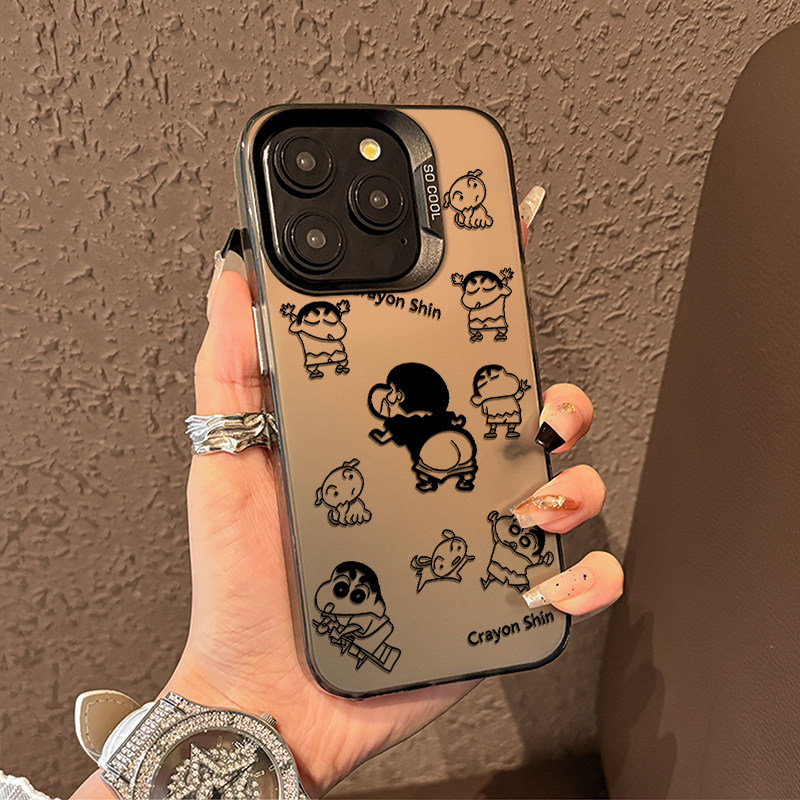 ตูด Shin-Chan เหมาะสําหรับ iqoo15ultra เคสโทรศัพท์ neo10Pro + เด็กชาย z9turbo OnePlus 13T Crayon 12 