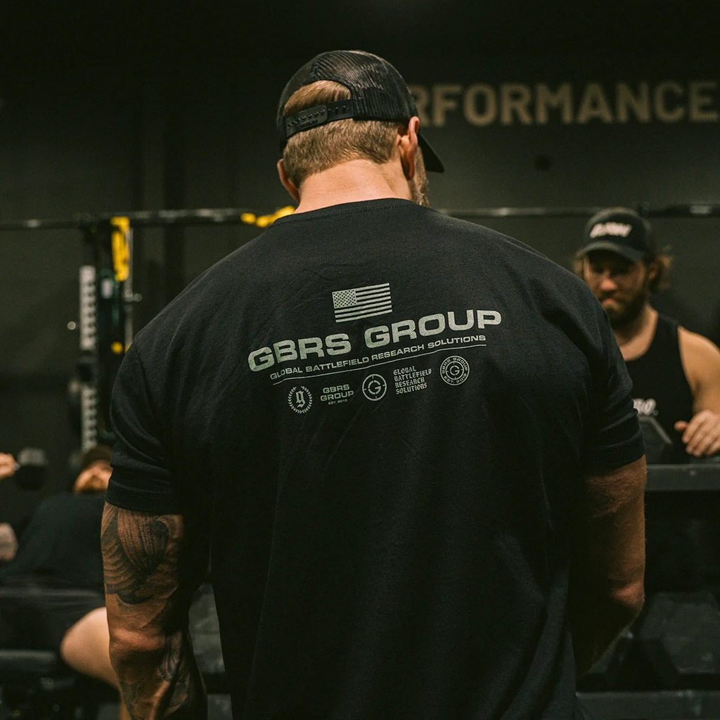 เสื้อยืดแขนสั้นคุณภาพสูง GBRS สไตล์ทหาร ระบายอากาศได้ดี ทำจากฝ้ายบริสุทธิ์ 100%