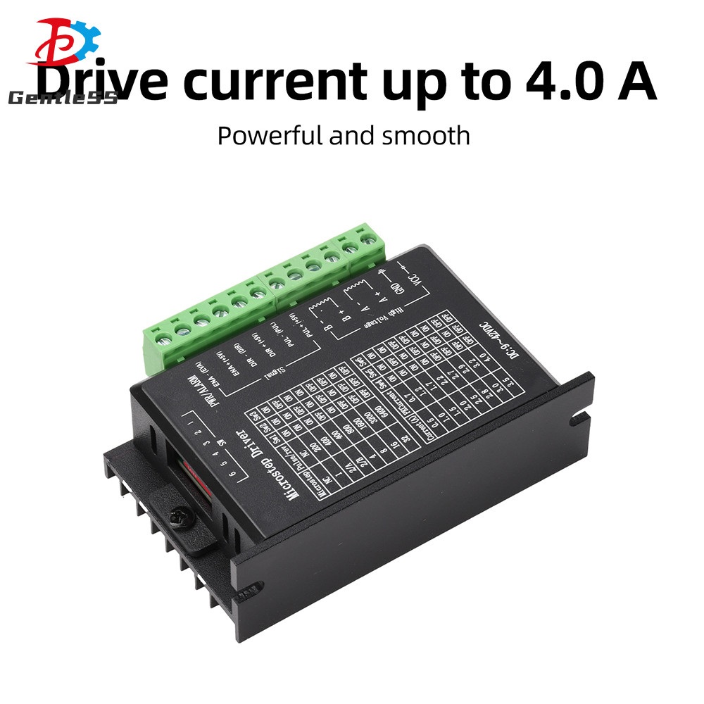 TB6600 DC9–42V 4.0A Stepper Motor Driver 32-Step 42/57 Single-Axis Stepper Motor Driver
