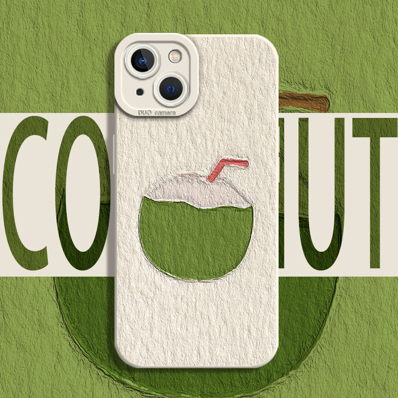 iqoo z9 5g เคส เคส iqoo z9x 5g ภาพวาดสีน้ํามันมะพร้าวเหมาะสําหรับ iqoo11s เคสโทรศัพท์ iqooneo9 เหมาะ