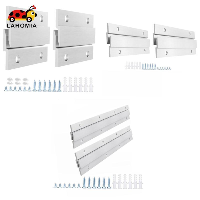 [Lahomia] 4x French Design Cleat Picture Hanger ฮาร์ดแวร์ที่ใช้งานได้จริง Interlocking Z Hanger สําห
