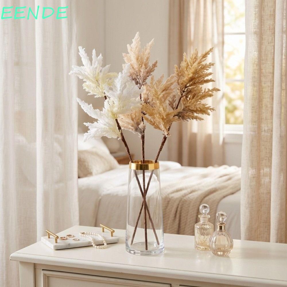 EENDE ประดิษฐ์ Reed Dog Sage, ที่สมจริงพลาสติกประดิษฐ์แห้ง Reed, Creative 35 ซม./71 ซม. Handmade จํา