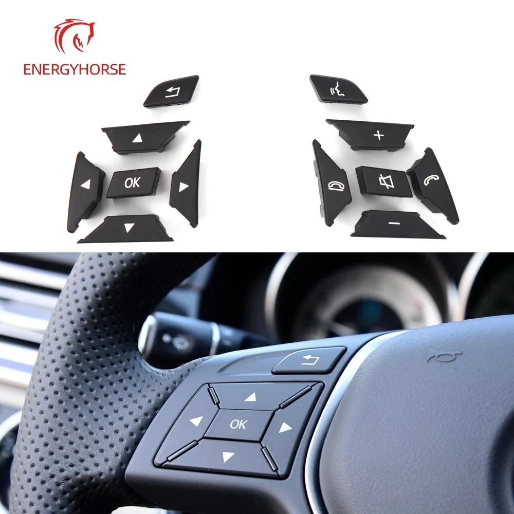 สําหรับ Mercedes W204 X204 W212 W156 W246 พวงมาลัยรถควบคุมเมนูปุ่มควบคุมสําหรับ Benz CEA GLK Class 2
