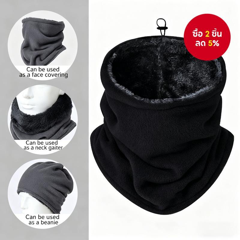 ผ้าพันคอคอฤดูหนาวสําหรับผู้ชายผู้หญิง, ผ้าพันคอขนแกะสําหรับสกี, หน้ากากกันลมสําหรับเล่นสกี, เดินป่า, ปั่นจักรยาน