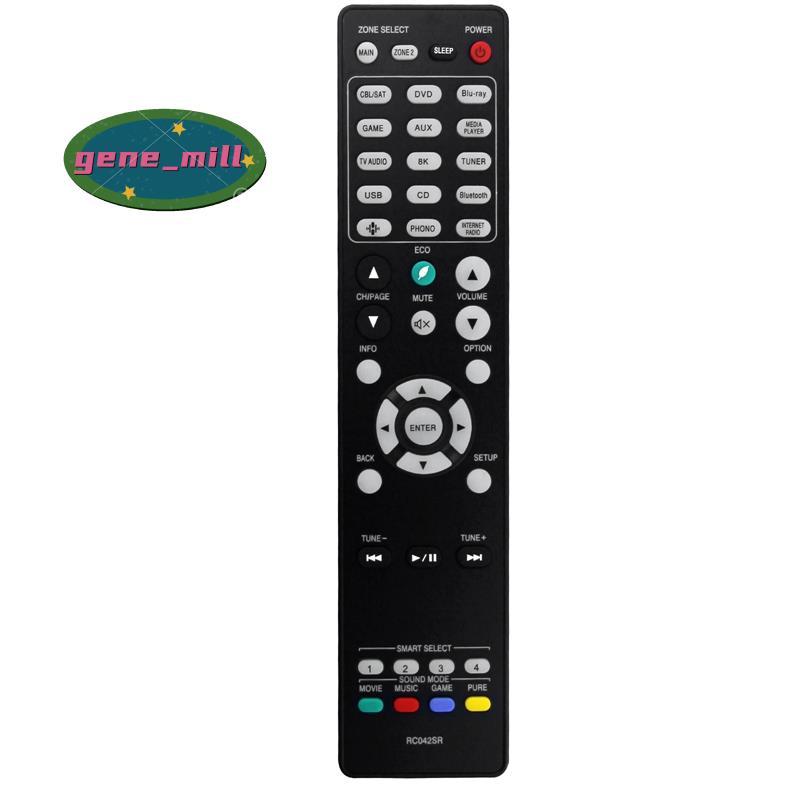 RC042SR เปลี่ยนรีโมทคอนโทรลรีโมทคอนโทรลพลาสติกสําหรับ 4K UHD Ultra HD AV ตัวรับสัญญาณระยะไกล SR6015 