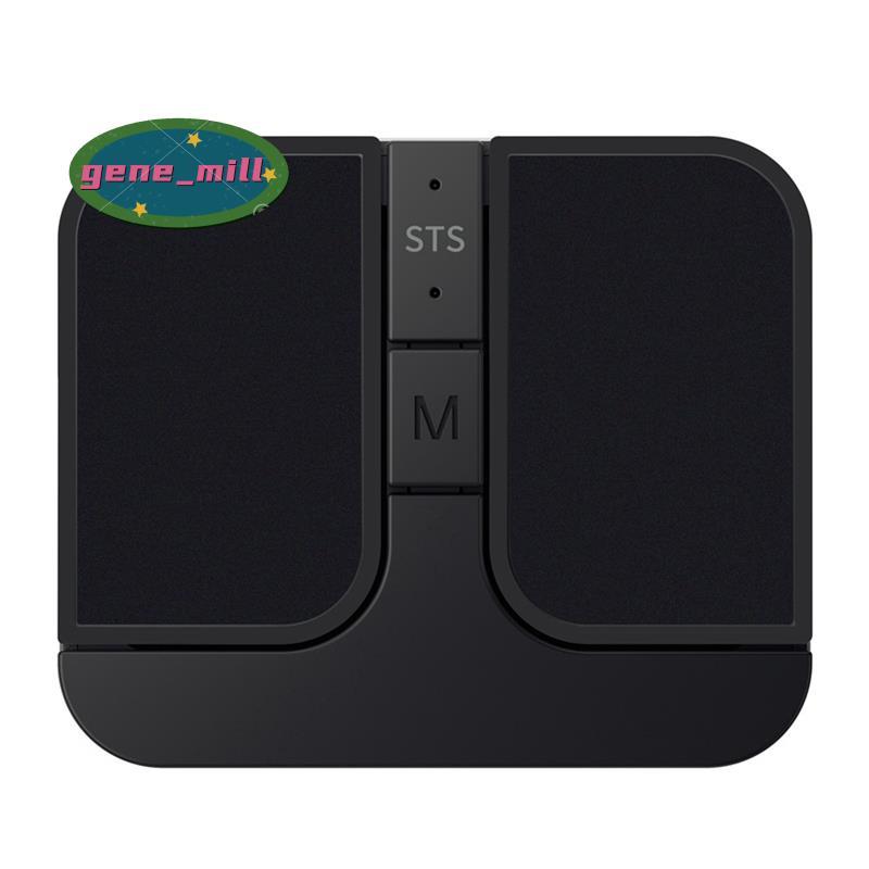 Mini Square Mouse Mini Mouse เมาส์คอมพิวเตอร์ไร้สาย Mini Capacitive Mouse สีดํา