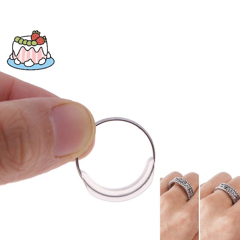 [Sep-t] Ring Guard Spacer 8 ชิ้นที่มองไม่เห็นขนาด Adjuster สําหรับแหวนหลวมซิลิโคนใสปลอดภัยและสบายสํา