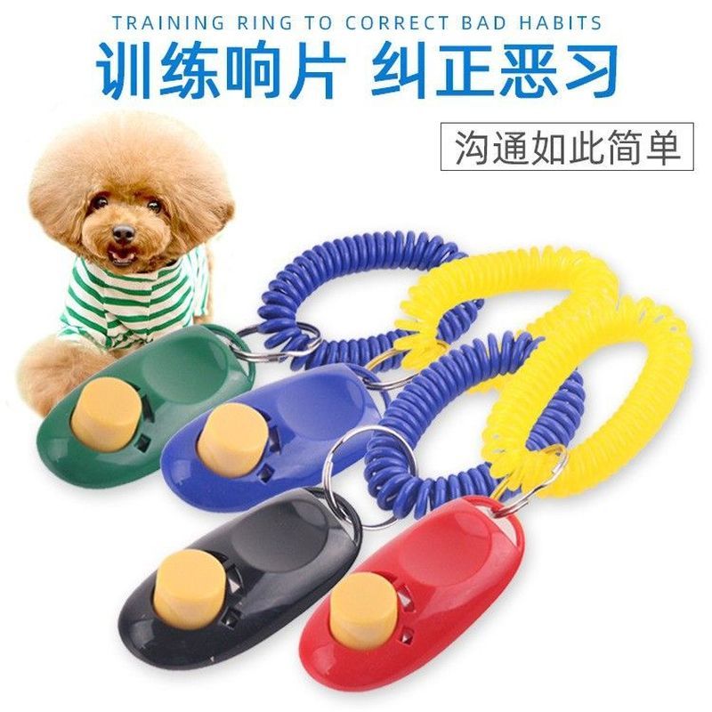 อุปกรณ์ฝึกสุนัข Beahavior Correction Clicker Training การฝึกสื่อสารสําหรับสัตว์เลี้ยง