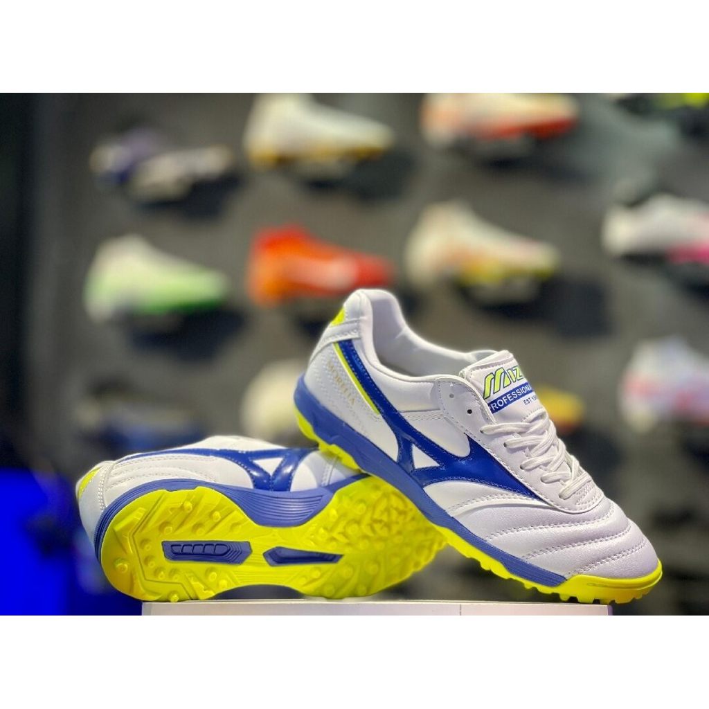 รองเท้าฟุตบอล Mizuno Morelia AS ร้อยปุ่ม สำหรับหญ้าเทียม