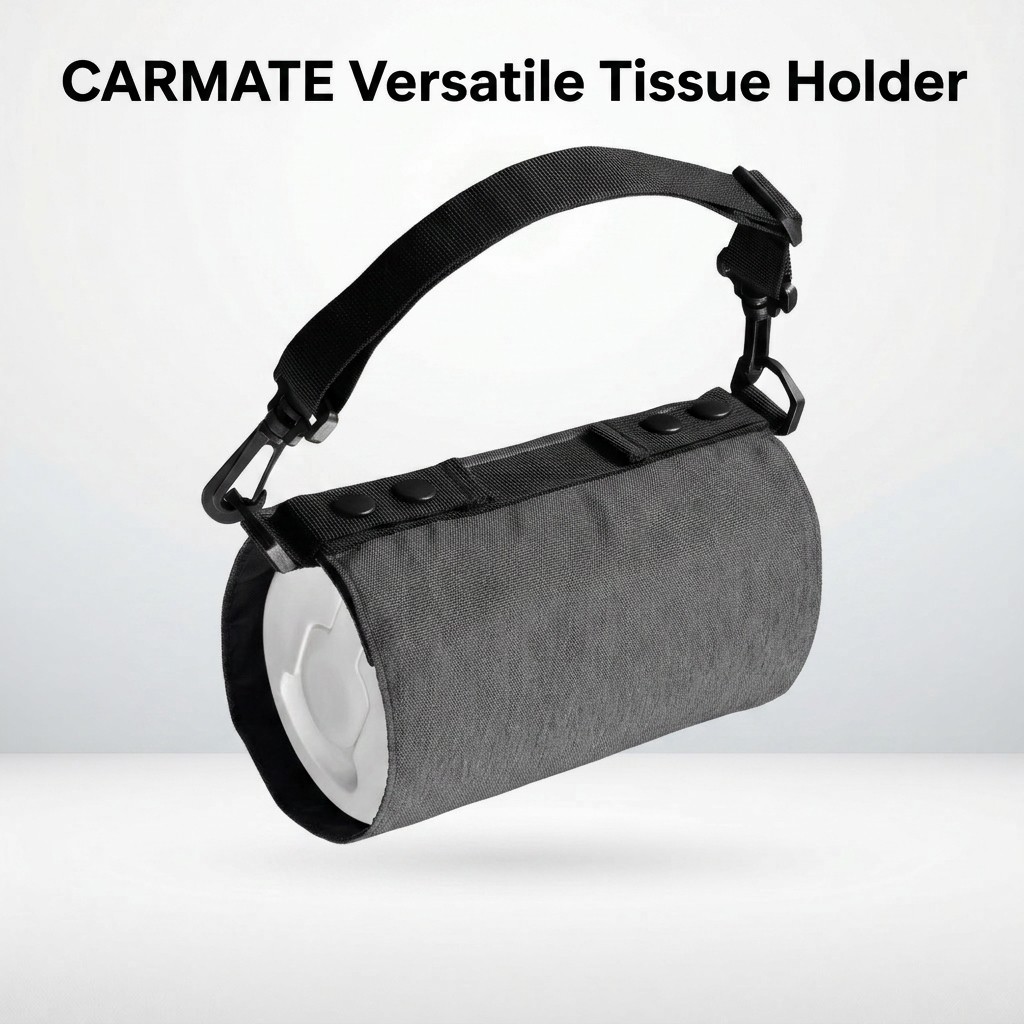 CARMATE Versatile Tissue Holder for Cars - 7-in-1 Mounting Solutions