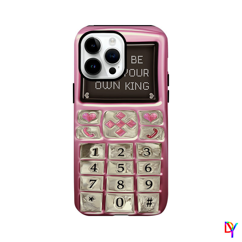 เคสสําหรับ Samsung A17/A16/A06/A07/A25/A26/A36/A37/A54/A55/A56/A57/S23/S24/S25/S26 Retro Pink เคสโทร