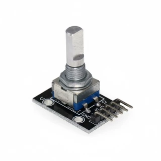 KY-040 Rotary Encoder โมดูลอินครีเมนทัล 360° 20 PPR แม่นยำสูง พร้อมปุ่มกด สำหรับ Arduino