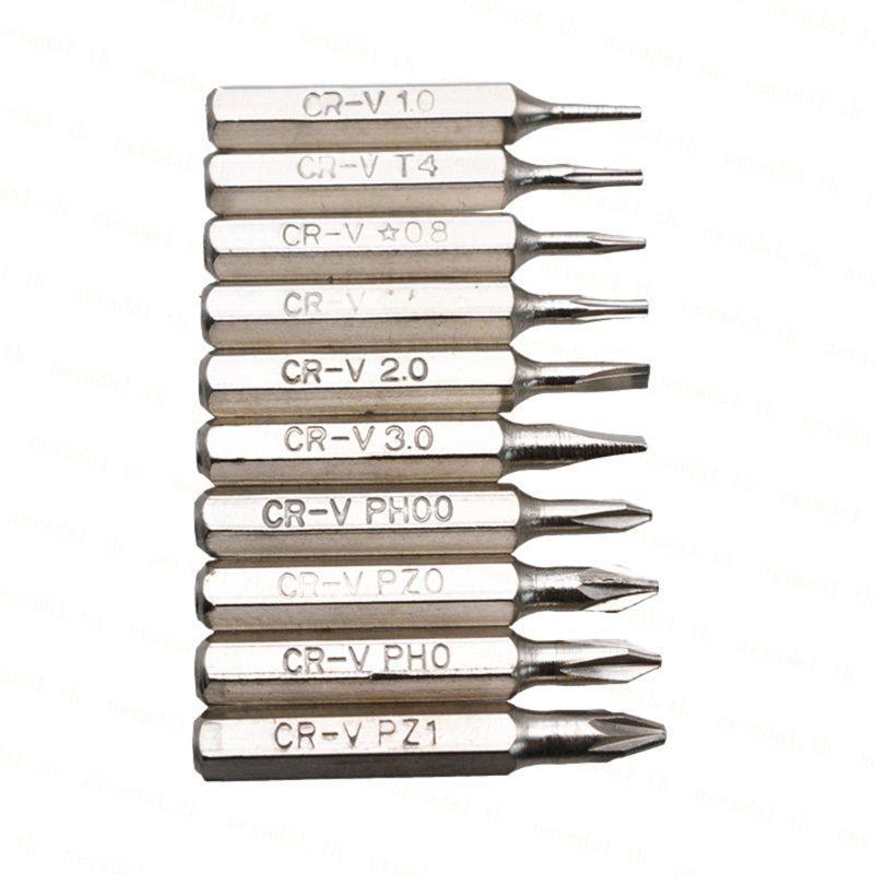 ʚɞ Ne ʚɞ 10 ชิ้น 28 มิลลิเมตรแม่เหล็กสําหรับ CR-V Precision ไขควงชุด Bit PH00 PH0 Z1 Z0 3 0 2