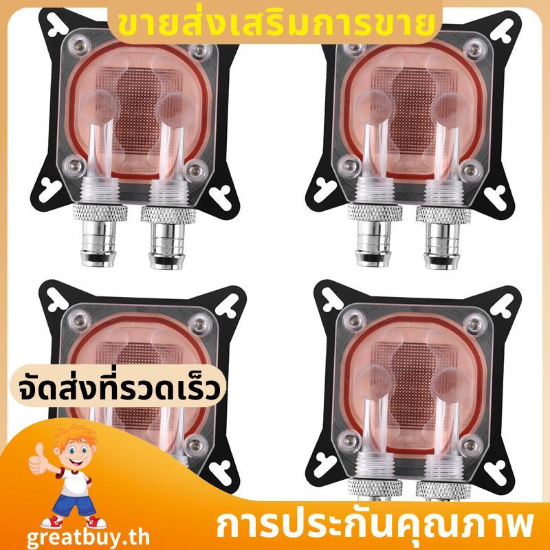 4X Gpu Water Block Cooling ช่องคู่คอลัมน์ทองแดงการ์ดภาพวิดีโอ Water Cooler หม้อน้ํา 0.4 มม.สําหรับ W