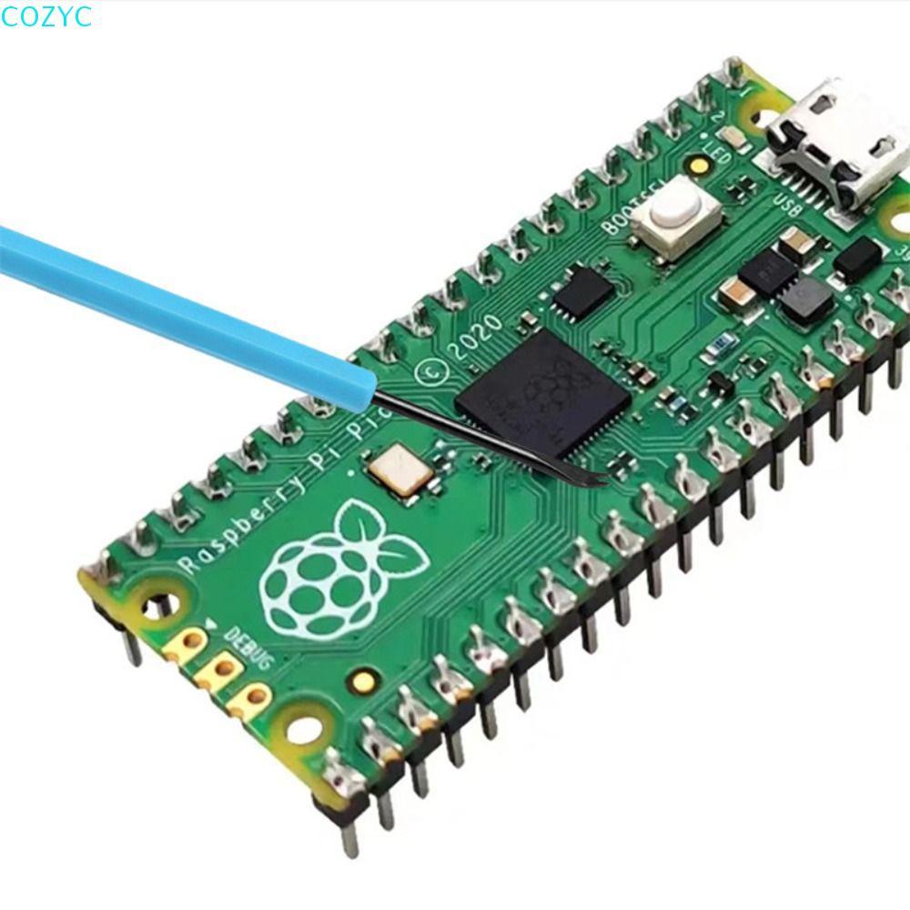 COZYC PCB เครื่องมือทําความสะอาด, 6 ชิ้นชุดสีดําออกไซด์ Desoldering Aid เครื่องมือ, ขวามือเหล็กคาร์บ