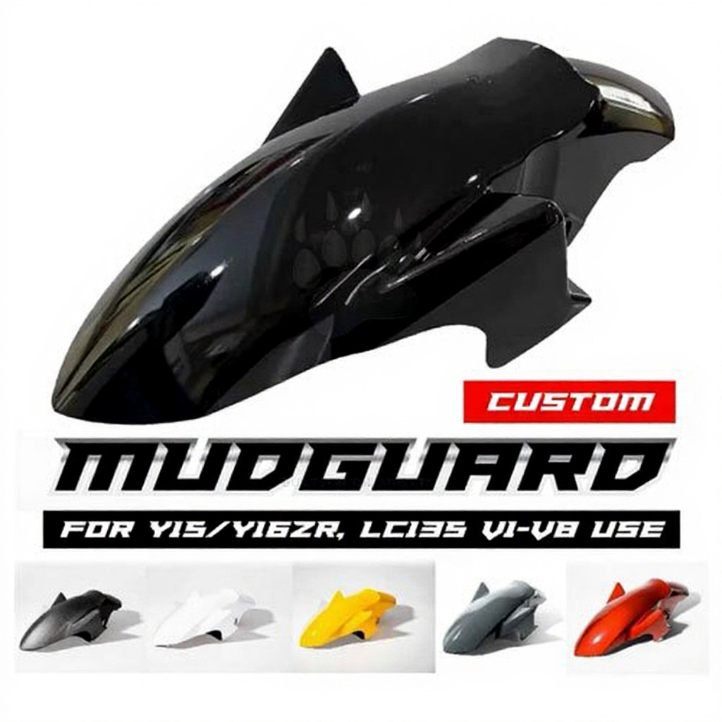Yamaha Y15ZR Y16ZR LCV1-V8 Y16 V1 V2 Custom ด้านหน้า Fender Mudguard Pendek Mudguard สําหรับส้อมล่าง