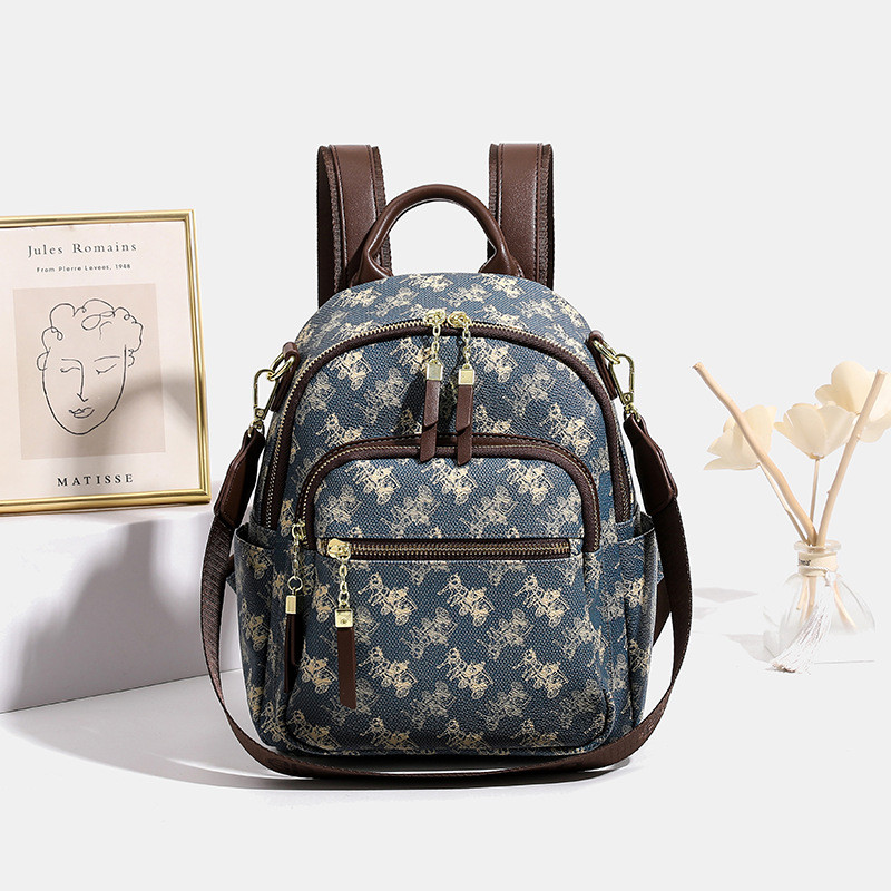 High-End กระเป๋าเป้สะพายหลังผู้หญิง 2025 Niche Design Commuter Bag All-Match ความจุขนาดใหญ่กระเป๋าสะ