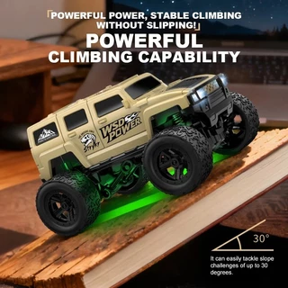 1:64 MINI RCรถปีนเขาพร้อมTrailer Full Scale Off-roadรถ2.4Gรีโมทคอนโทรลรถของเล่นเดสก์ท็อปขนาดเล็กHummer Land Roverรุ่นเด็กของขวัญของเล่น