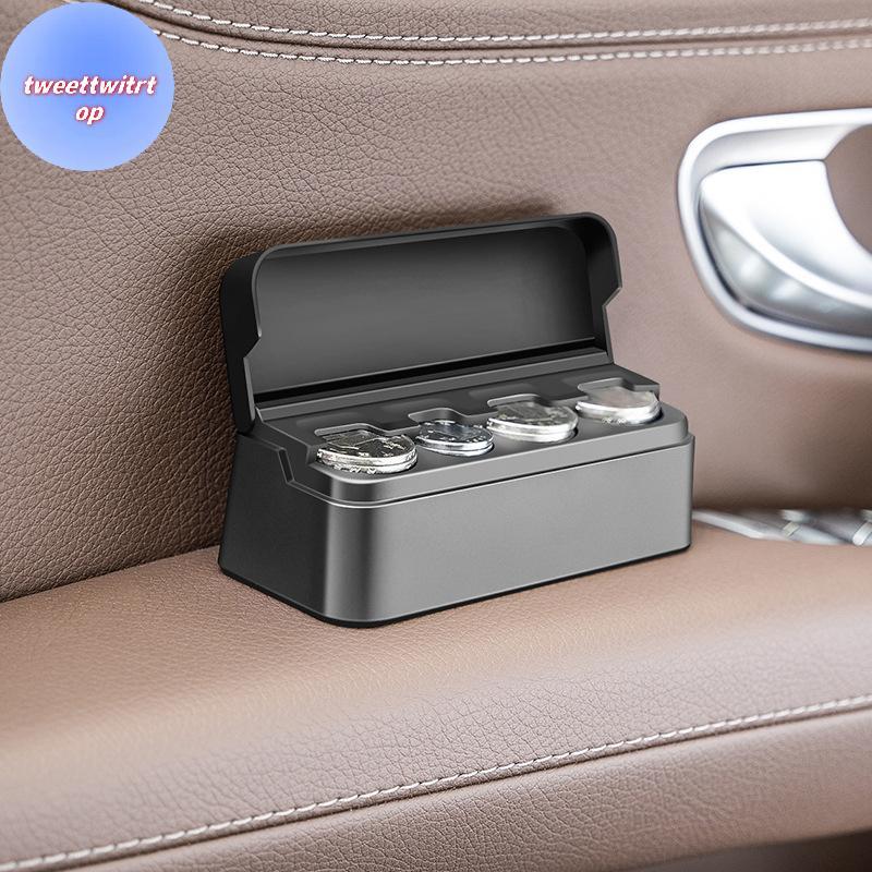 DOUSUN เหรียญสําหรับรถยนต์เปลี่ยน Organizer Universal เก็บเหรียญเครื่องจ่ายเงินกล่องเงินสดรถบรรทุกอุ
