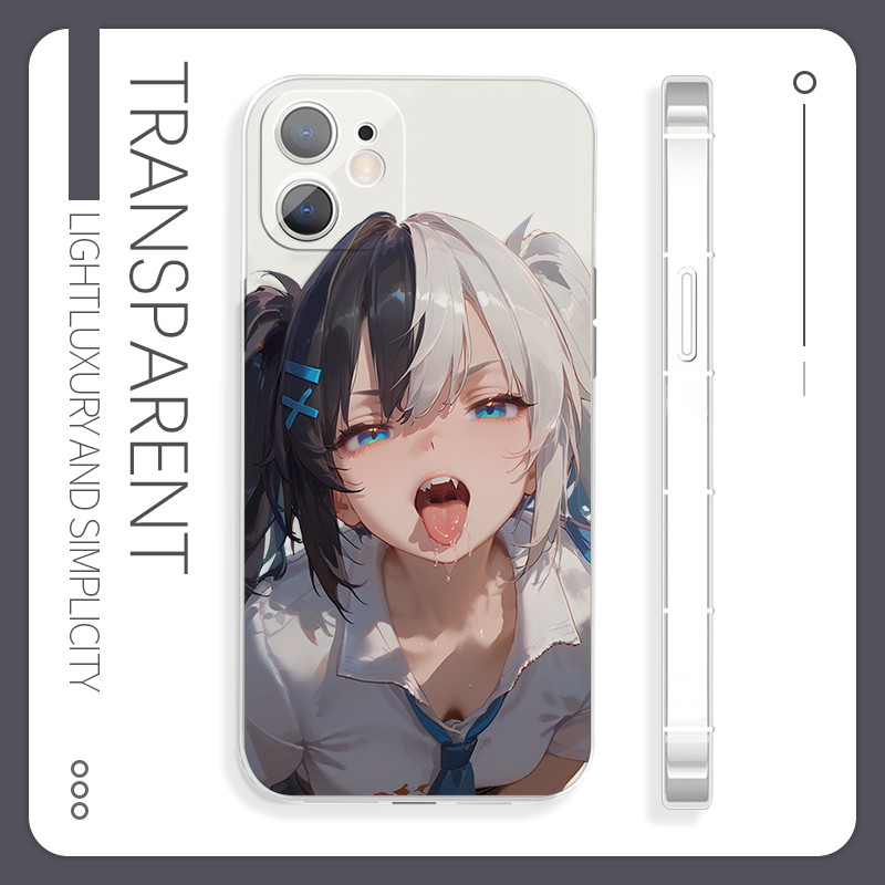 ฝุ่นสีขาว Forbidden Zone Ichel เซ็กซี่เคสโทรศัพท์ Apple 17 สองมิติเหมาะสําหรับ iQOOneo9 จริง I oppok