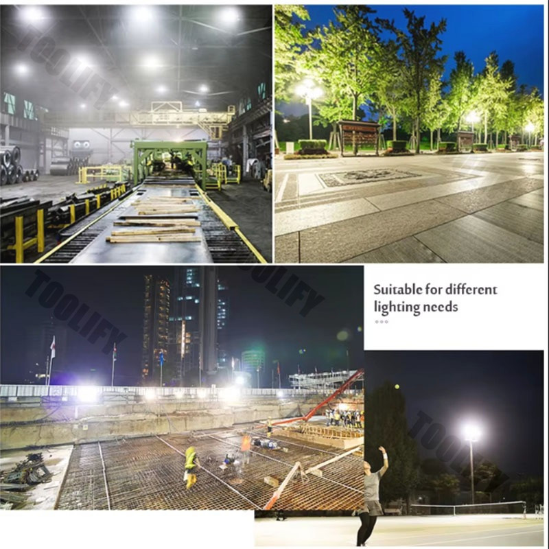 🚚จัดส่งตอนนี้🚚 ไฟฟลัดไลท์ LED กันน้ำ IP66 ไฟส่องสว่างภายนอกอาคาร 50W/100W สายไฟมาตรฐานยุโรป 1.8 เมตร - รูปที่ 2