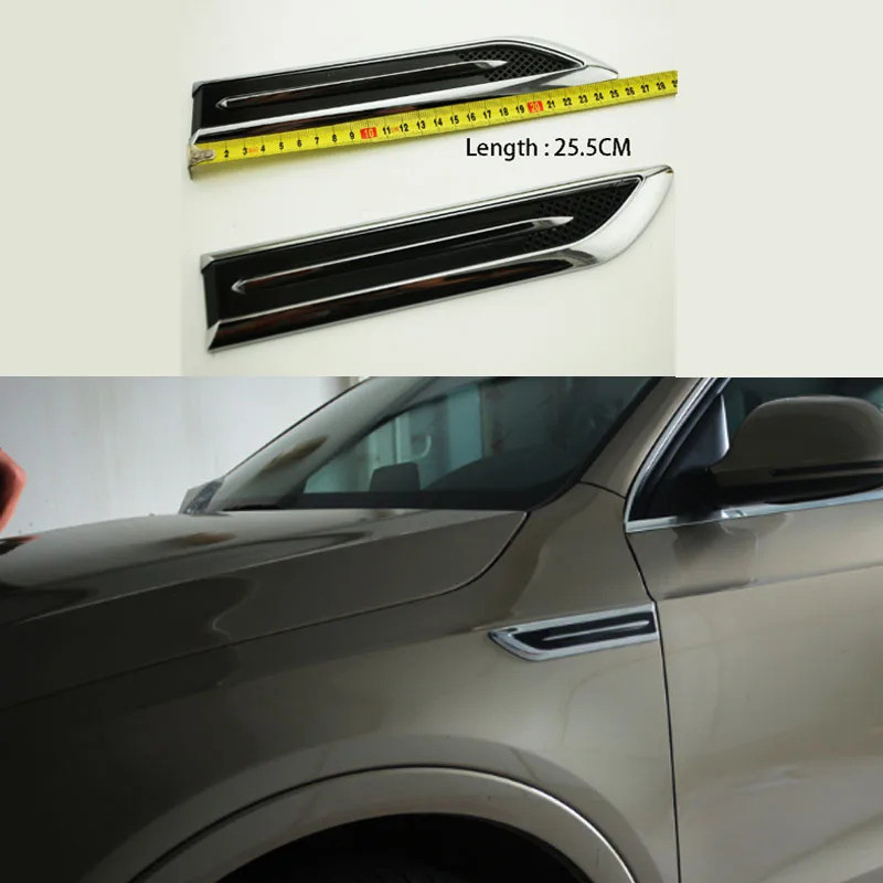 ABS Chrome Car Side Modified Car Stickers for BMW E46 E52 E53 E60 E90 E91 E92 E93 F01 F30 F20 F10 F1