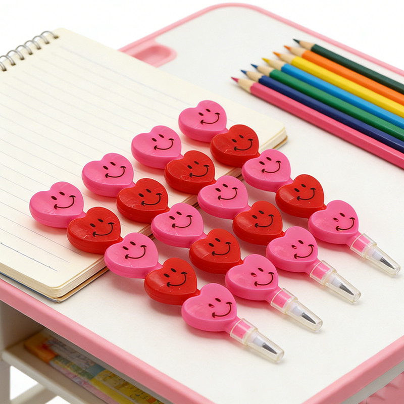 Creative Love No-Sharpen ดินสอเปลี่ยนตะกั่ว HB Building Block ดินสอเครื่องเขียนนักเรียน WJ935
