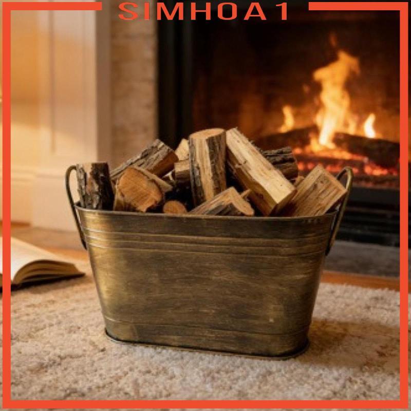 [Simhoa1] ฟืน Ash Bucket Stable Firepit Pot สําหรับ Backpacking Camping BBQ