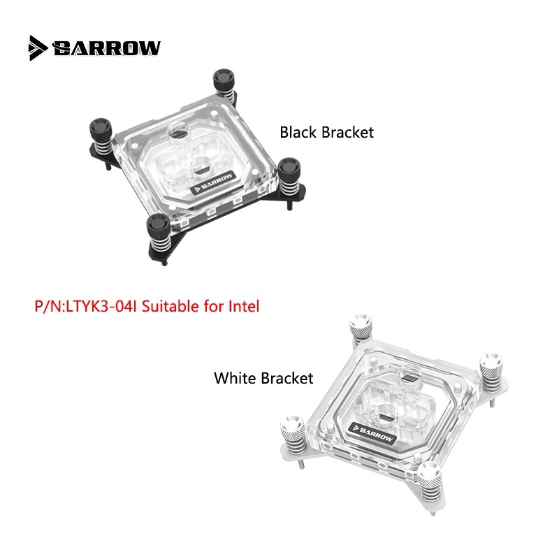 Barrow LTYK3-04I , สําหรับ Intel Lga1700/1200/115x/x99/x299 CPU Water Blocks, อะคริลิค Microcutting 