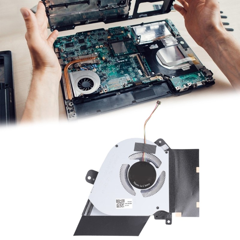 BTM แล็ปท็อปพัดลมระบายความร้อนหม้อน้ํา DC12V 4Pin 4 สายเงียบ GPU CPU Coolers สําหรับ ROG Zephyrus S 