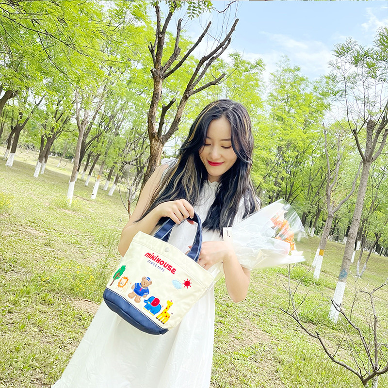 mikiMiki Style Mummy Bag Sneak Bag Canvas Handbagpremium