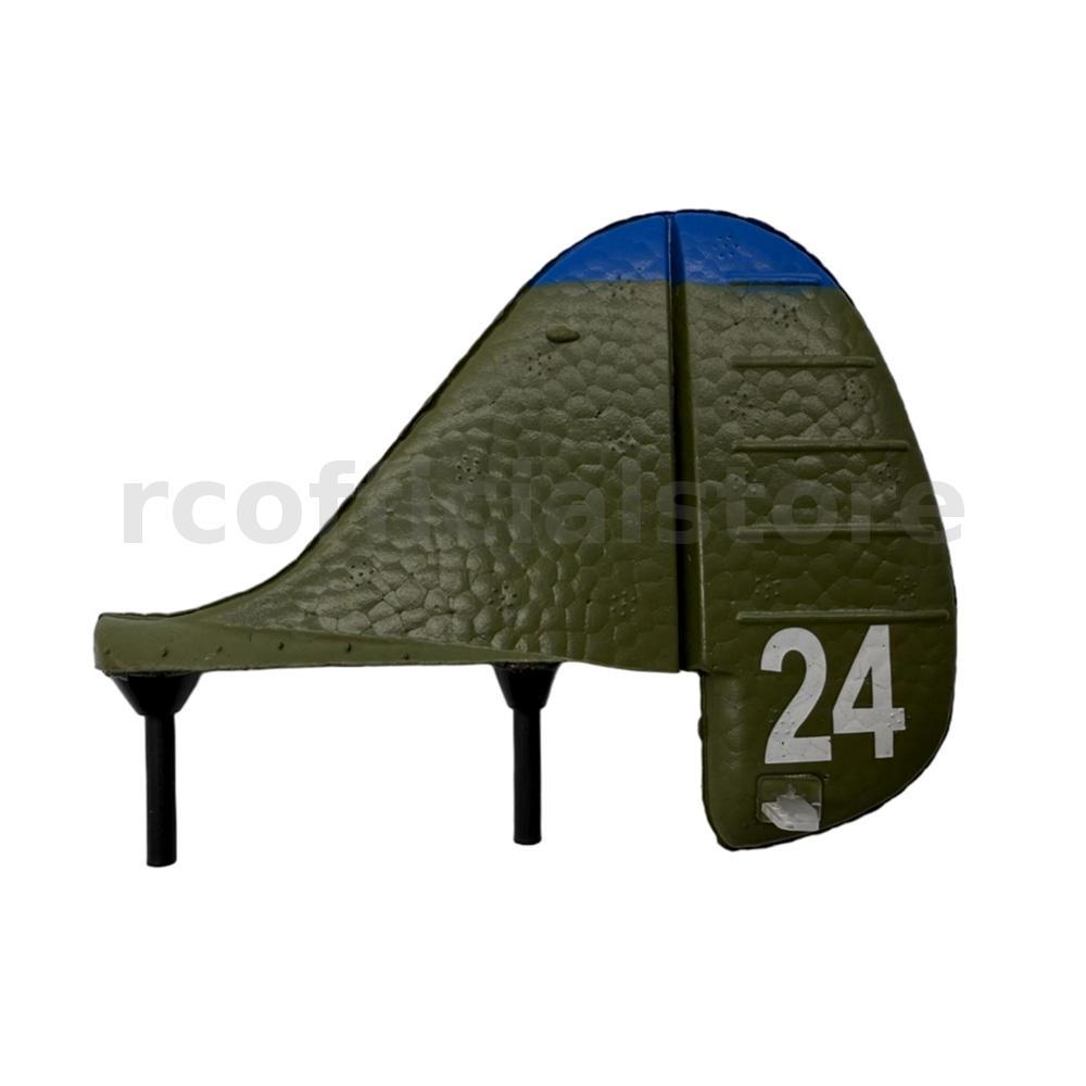 MO-FLY P-51D Mustang / MF-A84 / Kootai Ki-84 RC เครื่องบินอะไหล่หางแนวตั้ง