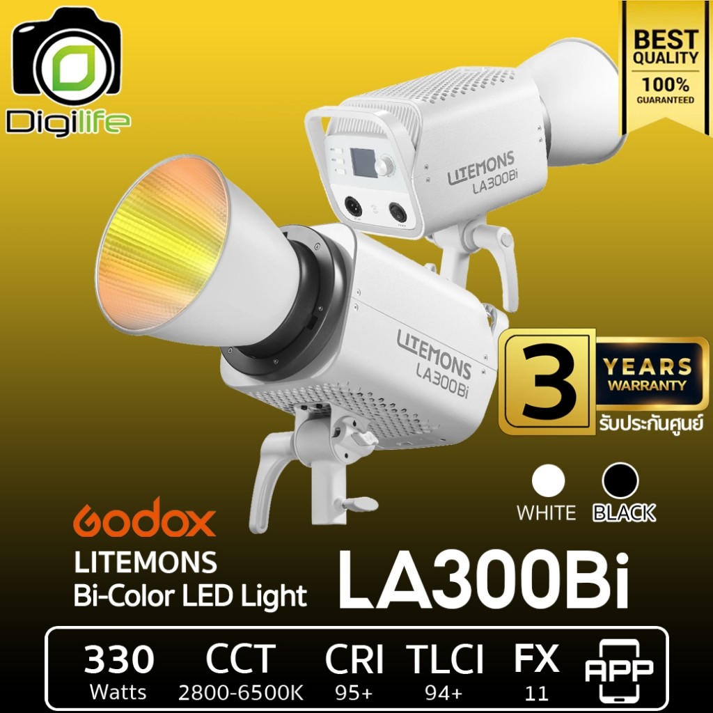 Godox LED Litemons LA300Bi 330W 2800-6500K Bowen Mount - รับประกันศูนย์ Godox Thailand 3ปี / Digilif