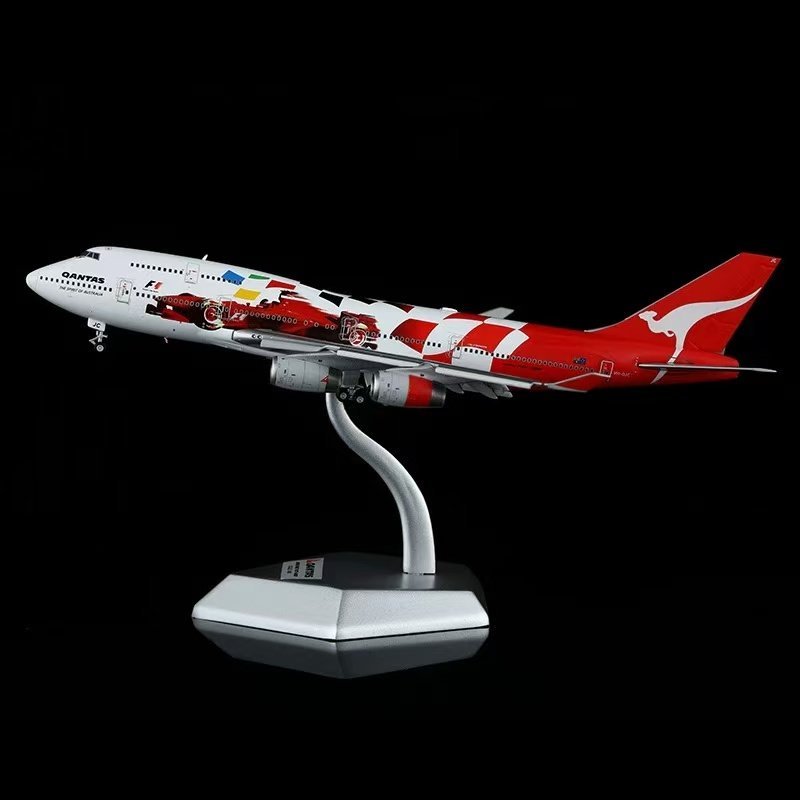HX Models B747-400 Australian Airlines VH-OJC 1/400 Alloy Airliner Model Aircraft