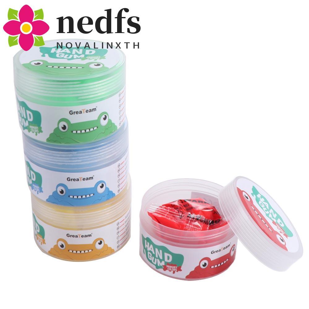 NEDFS Hand Putty Squiz ของเล่น, 4 ชิ้น/เซ็ต Soft Stretched Finger Training Putty, DIY Bouncing Plast
