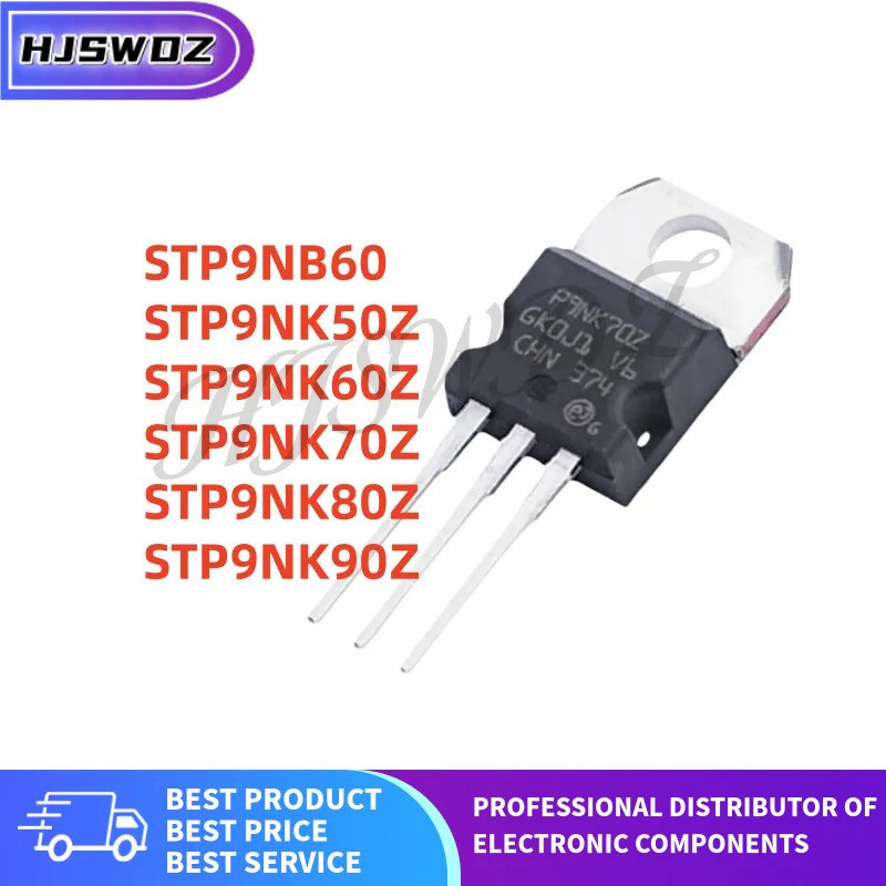 5PCS STP9NK50Z STP9NK70Z STP9NK80Z STP9NK90Z STP9NK60Z STP9NK50Z P9NK70Z P9NK80Z P9NK80Z P9NK60NK60N