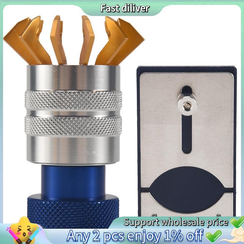 HJ-Crystal Lift Glass cop Watch Opener ลบแพลตฟอร์มแก้วนาฬิกา สีฟ้า